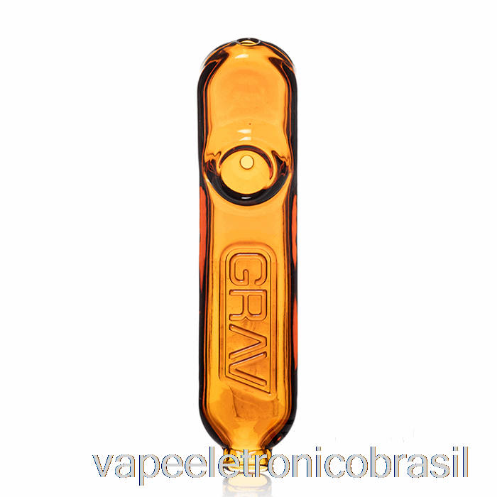 Vape Eletrônico Grav Rocker Rolo Compressor âmbar